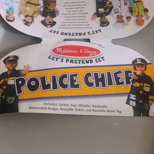 Melissa and Doug police chief costume